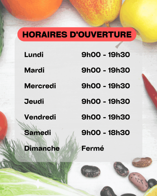 Nouveaux Horaires